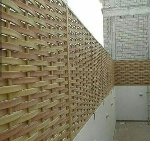 سواتر حديد شرائح معاصرة لحماية الأسوار